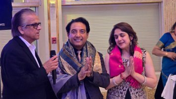 Dr Ravi with hosts