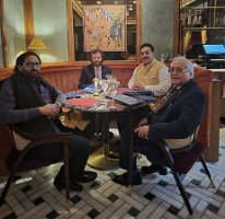 Ex-Mayor-of-Hounslow-UK-Darshan-Grewal-with-Lord-Rami-and-Hans-Raj-Hans
