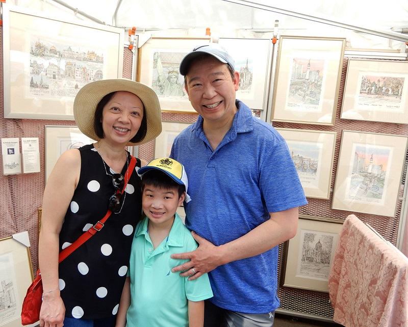 NATIONALLY RECOGNIZED TALBOT STREET ART FAIR DRAWS ENTHUSIASTIC ART